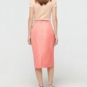 J. Crew Coral No. 2 Pencil Midi Skirt